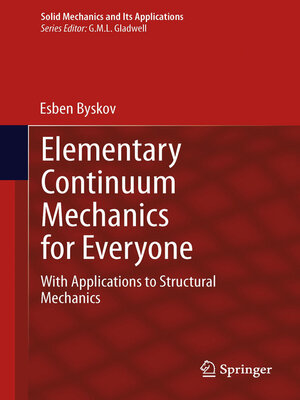 cover image of Elementary Continuum Mechanics for Everyone